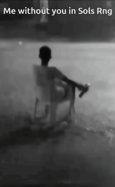 Black And White Man In Chair Me Without You Sols Rng GIF