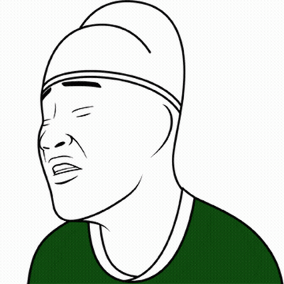 Black And White Man In Green Shirt And Hat GIF