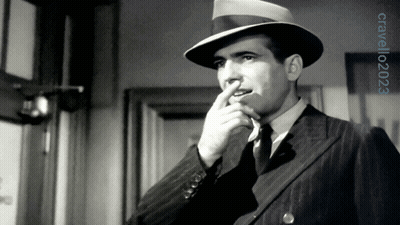 Black And White Man In Hat And Suit By Cristallo1023 GIF