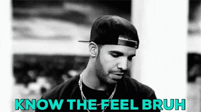 Black And White Man In Hat Saying Know The Feel Bruh GIF