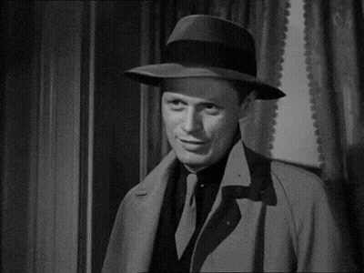 Black And White Man In Hat Smiling GIF