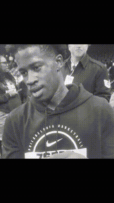 Black And White Man In Nike Basketball Hoodie GIF