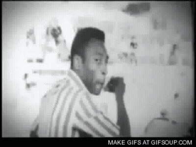 Black and White Man in Striped Shirt