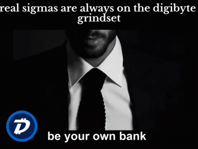Black And White Man In Tie Real Sigma Always On The Digibyte Grindset GIF