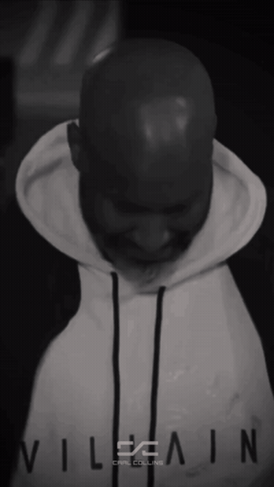 Black And White Man In White Hoodie Saying Villain GIF