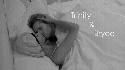 Black And White Man Kissing Woman Trinity & Bryce GIF