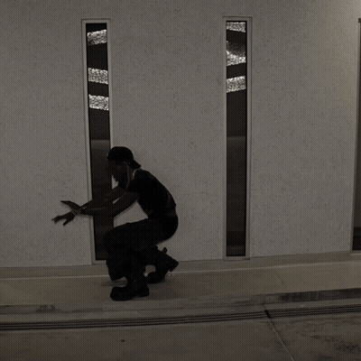 Black And White Man Number 3 GIF