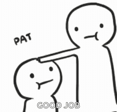 Black And White Man Pointing At Another Man's Head GIF