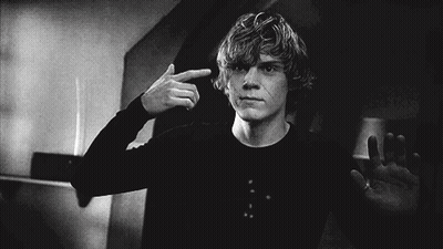 Black And White Man Pointing Finger At Head GIF