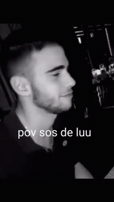 Black And White Man Pov Sos De Luu GIF
