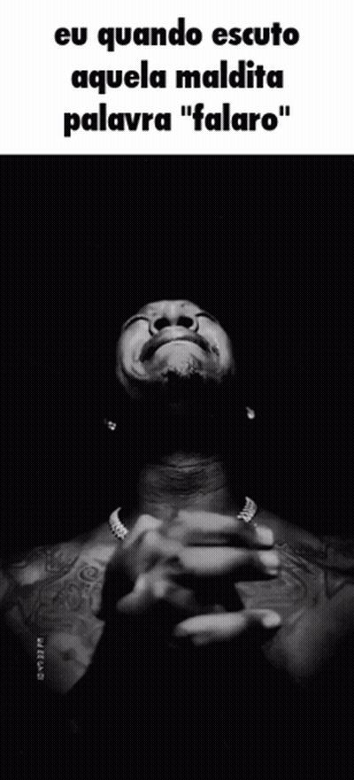 Black And White Man Praying GIF