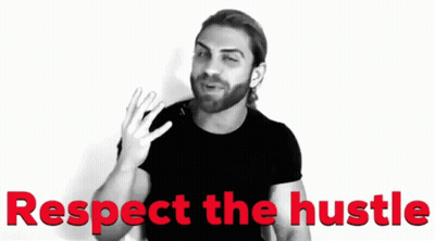 Black And White Man Respect The Hustle GIF