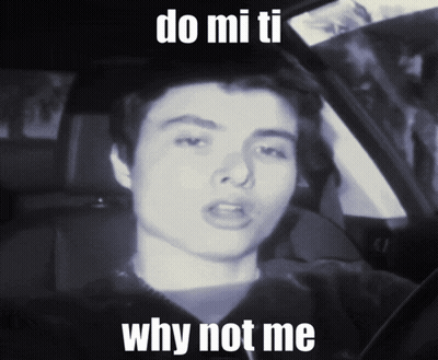Black And White Man Saying Do Mi Ti Why Not Me GIF