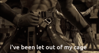 Black And White Man Saying I've Been Let Out Of My Cage GIF