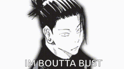 Black And White Man Saying Im Boutta Bust GIF