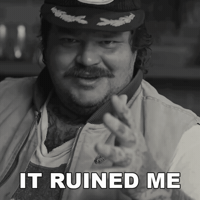 Black And White Man Saying It Ruined Me GIF
