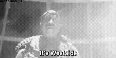 Black And White Man Saying It's Westside GIF