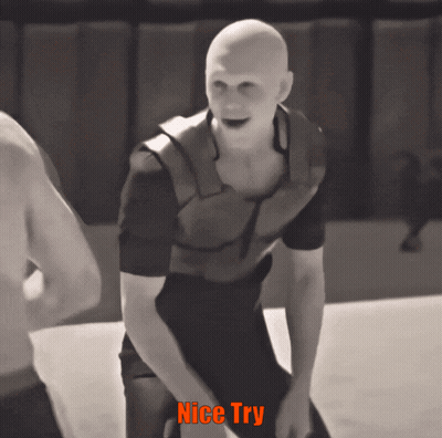 Black And White Man Saying Nice Try GIF