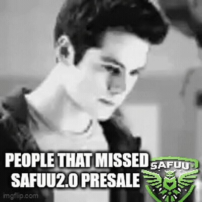 Black And White Man Saying People That Missed Safuu2.0 Presale GIF