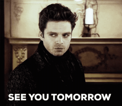 Black And White Man Saying See You Tomorrow GIF