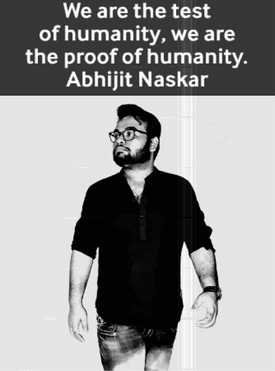 Black And White Man Saying We Are The Test Of Humanity GIF