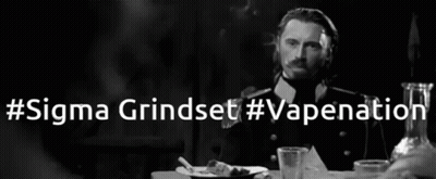 Black And White Man Smoking Cigarette #Sigma Grindset #Vapenation GIF