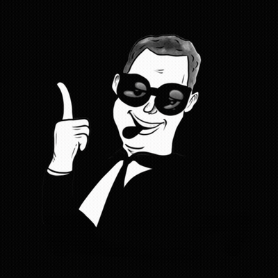 Black-And-White Man Thumbs Up Saying Ok Buddy GIF