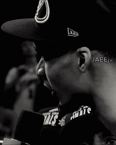 Black And White Man Wearing Hat Saying Go GIF