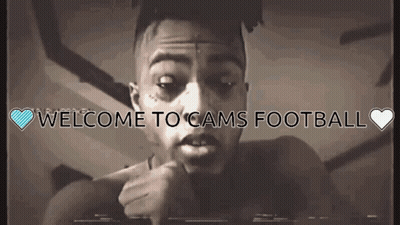 Black And White Man Welcome To Cams Football GIF