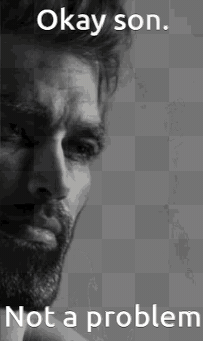 Black And White Man With Beard Saying Okay Son Not A Problem GIF