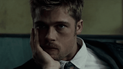Black And White Man With Collar GIF