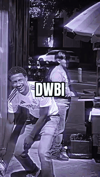 Black And White Man With DWBI GIF