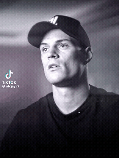 Black And White Man With JL Baseball Cap GIF