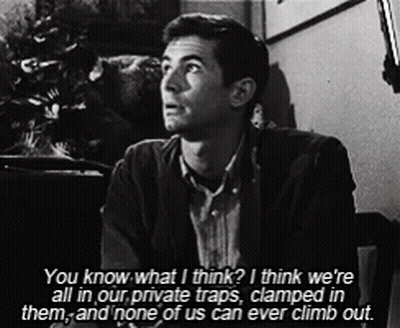 Black And White Man With Quote GIF