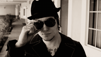 Black And White Man With Sunglasses GIF