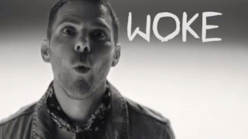 Black And White Man With Woke GIF