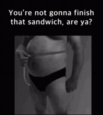 Black And White Man You're Not Gonna Finish That Sandwich GIF