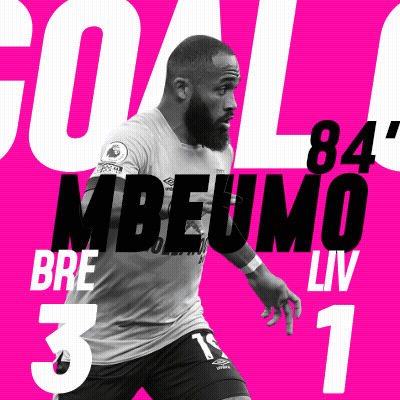 Black And White Mbeumo Soccer Player GIF