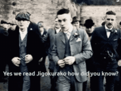 Black And White Men Yes We Read Jigokurako GIF