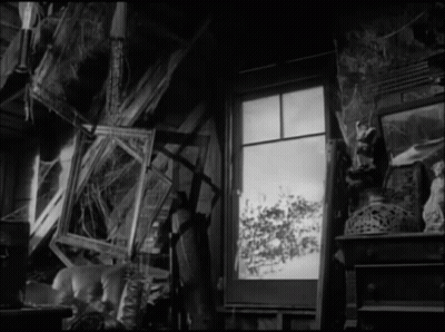 Black And White Messy Room GIF