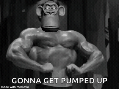 Black And White Monkey Gonna Get Pumped Up GIF