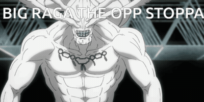 Black And White Monster Big Raga The Opp Stoppa GIF