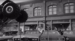 Black And White Monster Truck GIF