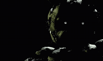 Black And White Monster With Glowing Eyes Nightmare Before Christmas GIF