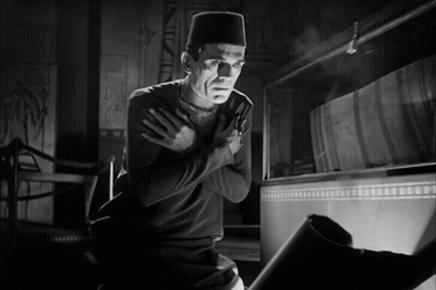 Black And White Mummy GIF
