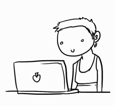 Black And White Nope Ribbon GIF