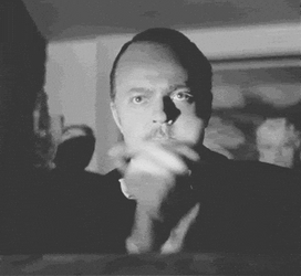 Black And White Orson Welles Clapping Meme GIF