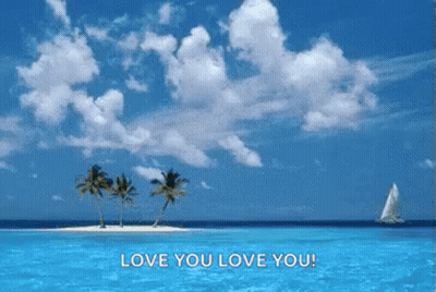 Black And White Palm Trees Tropical Tropes GIF