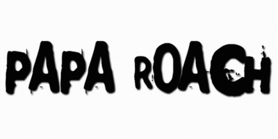 Black And White Papa Roach Logo GIF