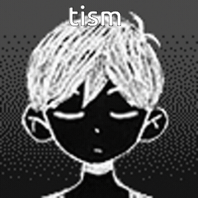 Black And White Person Eyes Closed Tism GIF